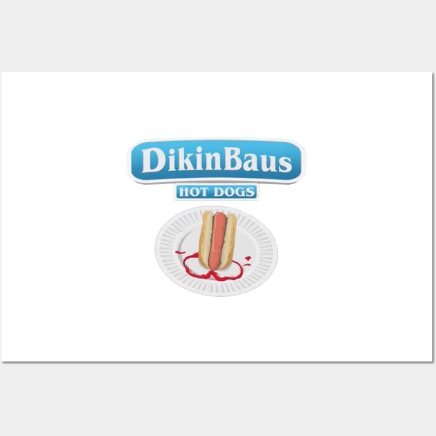 DikinBaus Hot Dogs Wall Art by Xanderlee7